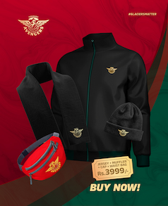 Jacket + Muffler + Cap + Waist Bag